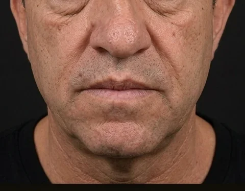 Antes de Lifting Facial, paciente del Dr. Edgar Achá Vargas